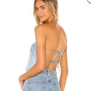 NWOT • SUPERDOWN STRAPLESS TOP